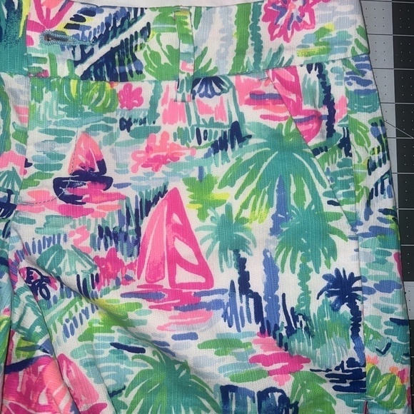 Lilly Pulitzer 5 Inch Callahan Short Multi Salt In The Air 6 - Picture 4 of 7